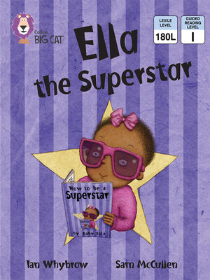 cover image of Collins Big Cat – Ella the Superstar